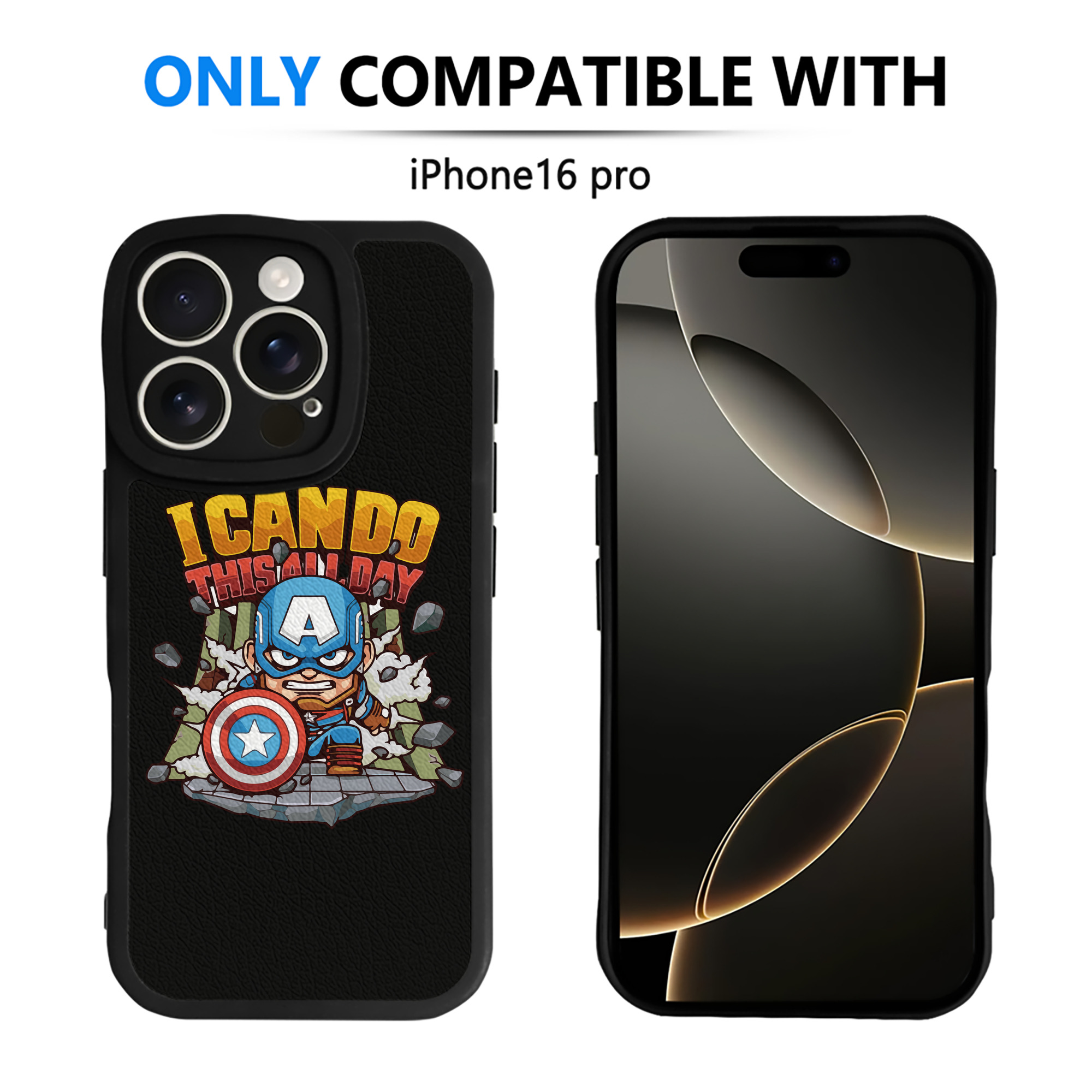 （画像用） アベンジャーズ The Avengers 【iPhone 16シリーズ対応】シリコンスマホケース（レザー調） 材質：シリコン